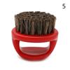 Männer Bart Ring Pinsel Design Pferd Borsten Männer Rasierpinsel Tragbare Barber Bart Pinsel Salon Gesicht Reinigung Rasierpinsel