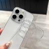 Applicable To Apple 15 Mobile Phone Case Ultra-thin 13 Transparent 14 Frameless Iphone16ProMax Protective Case PC Hard Case
