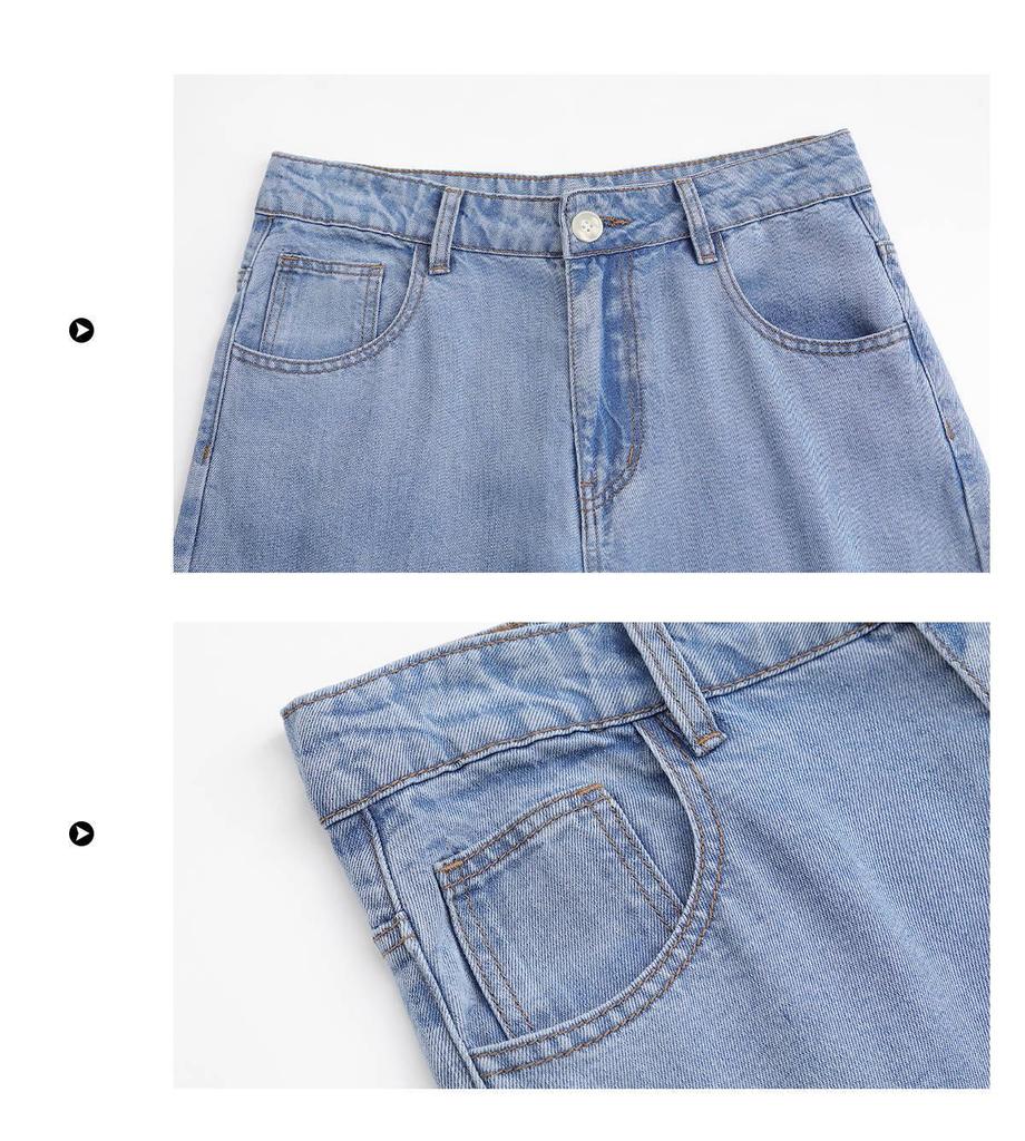Plus Size Lyocell High-Waisted Wide-Leg Flowy Jeans – Tummy Concealing Floor-Length Women's Pants, Style 66130