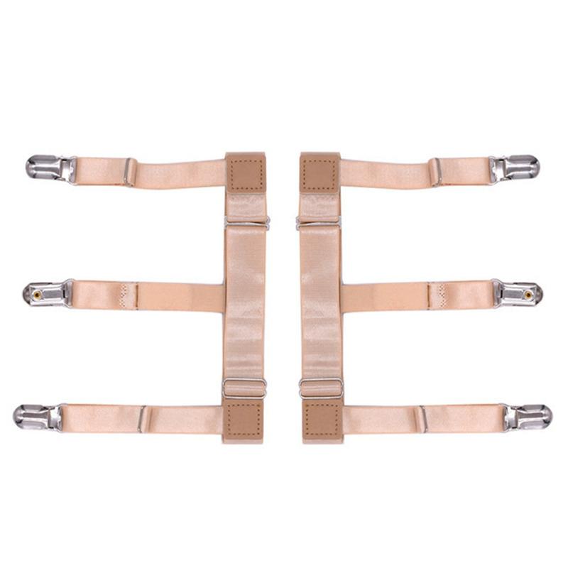 Bretelle per Camicia da Uomo Cintura Regolabile Elastica Supporti per Camicia Mantengono la Camicia Infilata Non Scivolano Sottogambe per Camicia