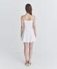 NOT YOUR ROSE Floral Flare Dress (White)