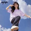 MJ STYLE Solid Color Short Sleeve T-Shirt