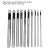10 Pcs Round Leather Hole Punch Set 0.5mm-5.0mm Punch Tool Kit  Leathercraft & DIY Crafting