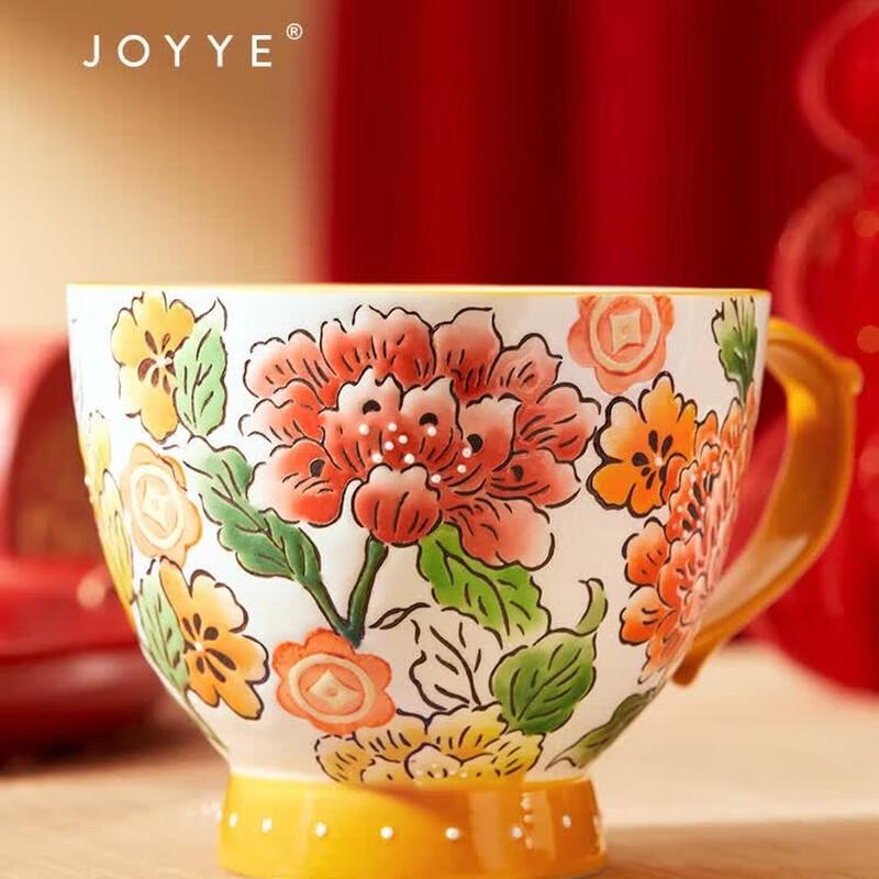 JOYYE Ceramic Zodiac Mug with Spoon