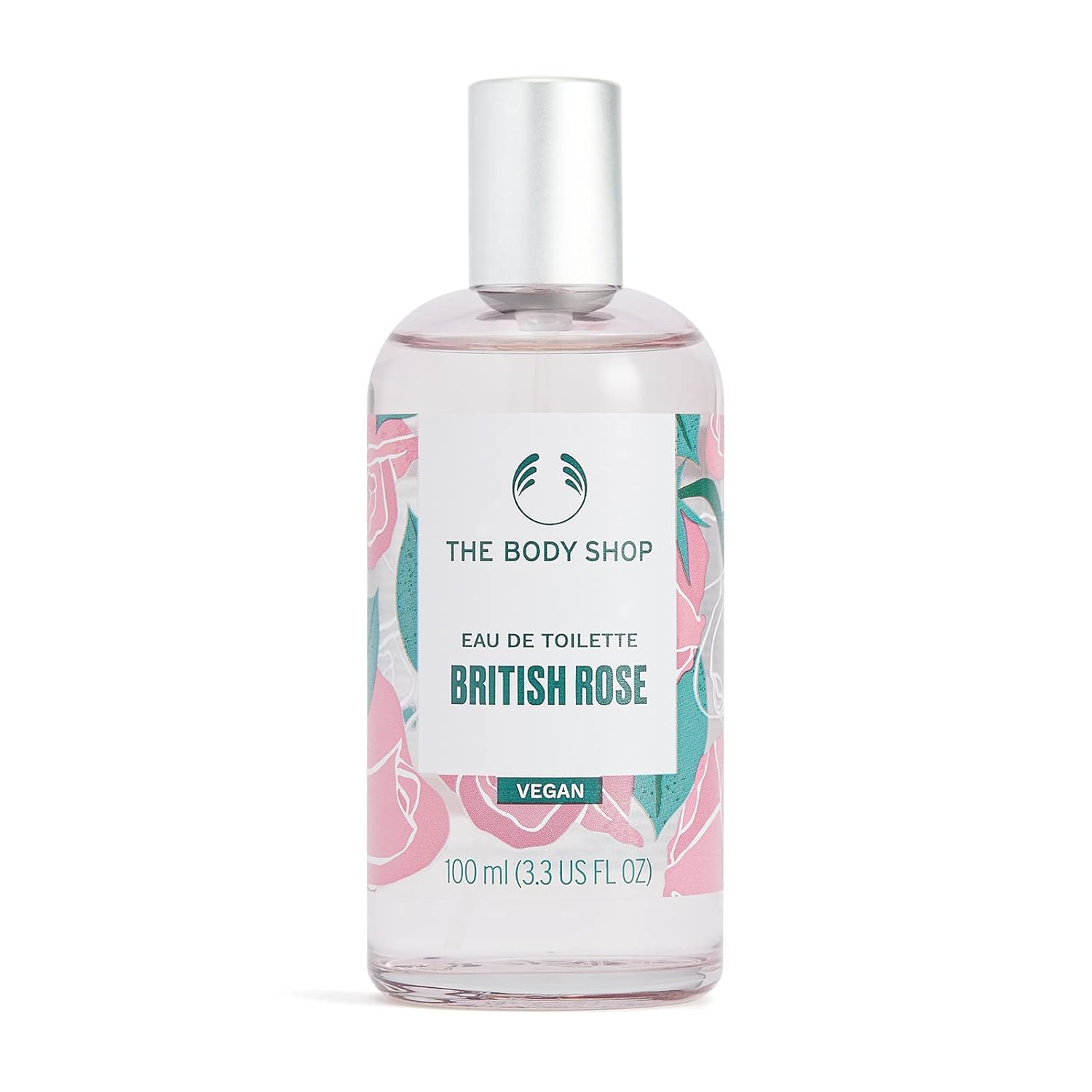 

The Body Shop Британська троянда Туалетна вода Веганський парфум 100мл Стійкий квітковий аромат