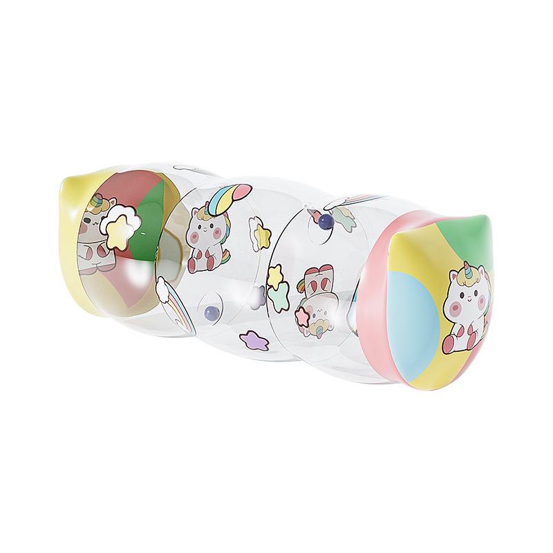 Aufblasbare Rolle Cartoon Baby Lauflernhilfe mit Glocke - Früherziehung & Gehhilfe