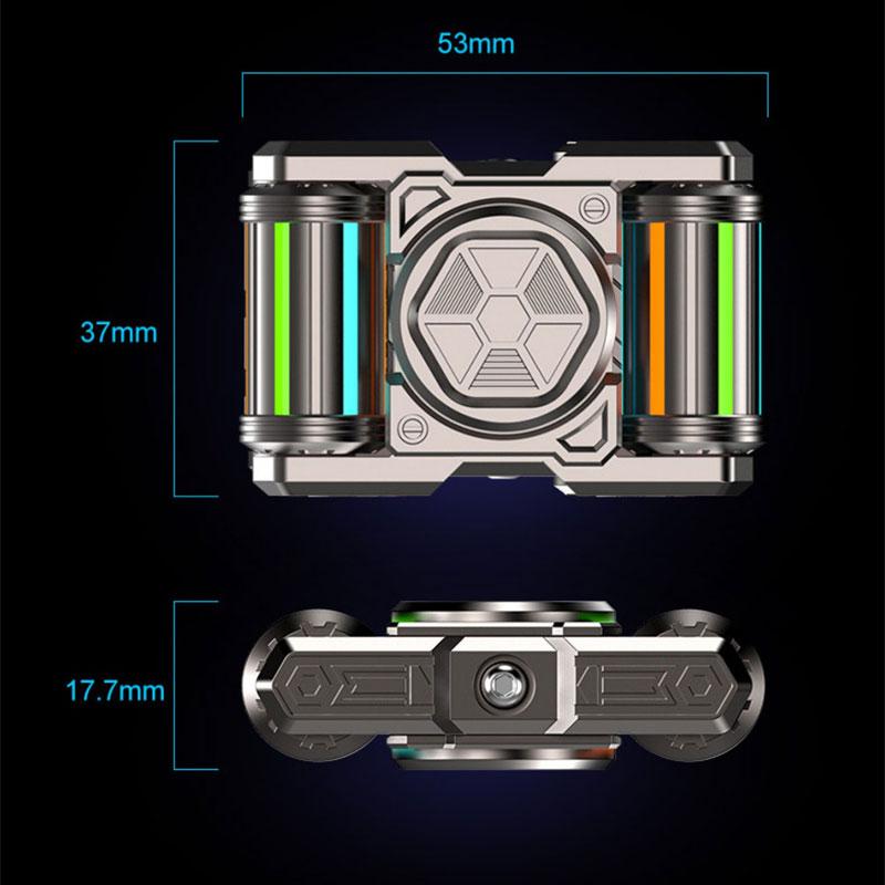 Luminous Tank Roller 101 Fidget Spinner EDC Metal Hand Spinner Adult Fidget Toys ADHD Tool Anxiety Stress Relief Toys Office Toy