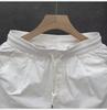 Men's Breathable Washed Cotton Summer Shorts - Loose, Straight, Versatile for Beach