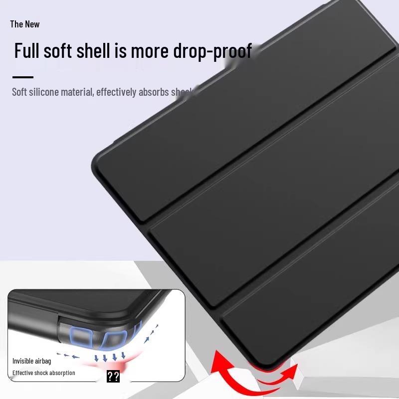 Huawei MatePad 10.4 BAH3-W59/W09 Leder Silikon Schutzhülle