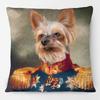 Federa Cuscino Pittura Ritratto Animali Cani Corte Reale Europea Cuscino Decorativo Gatto Vintage per Divano