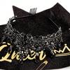 2Pcs Birthday Queen Tiara Crowns for Women Crystal Birthday Queen Headband Sash Elegant Princess Crown Birth Party Decorations