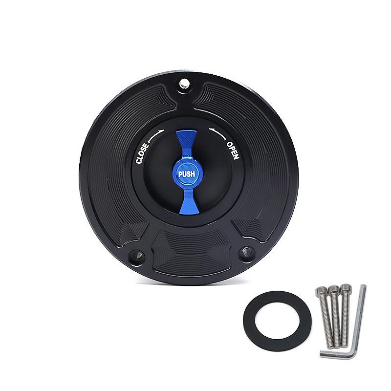 SH-L6010 Quick-Release Fuel Tank Cap: Aluminum Alloy Accessory for Honda Motorcycle Modification