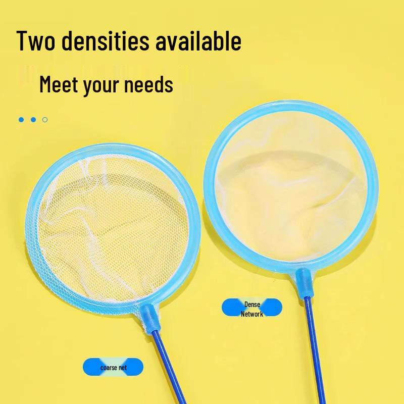 Kids' Small Fishing Net with Mesh Bag for Catching Fish