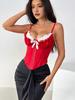 Corset Soutien-gorge Bustier Dentelle Rembourré Élégant Camisole