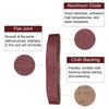 uxcell 10pcs x Sanding Belt 80 Abrasive Paper Aluminum Oxide Abrasive Belt Sander Paper Metal Wood Polishing Red Brown 6" 89"