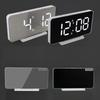 Modern LED Digital Clock Date Time Temperature Display Dimmable Backlights 2 Alarms Snooze Function USB Port 5V