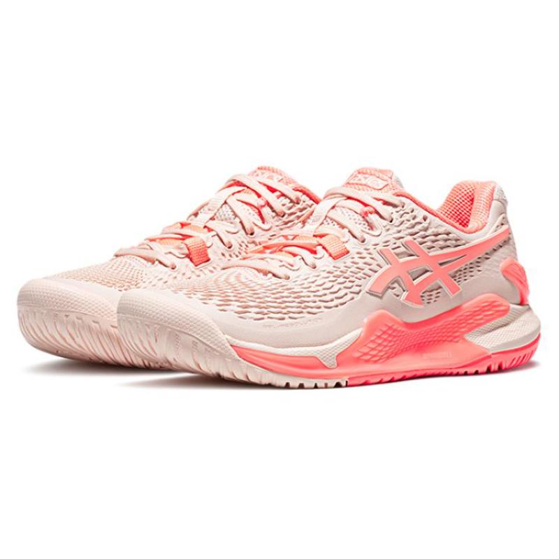 ASICS Gel Resolution 9 Pearl Pink Sun Coral Women's Sneakers 1042A208-700