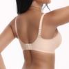 Wireless Seamless Bra for Women V Neck Soft Stretch Fabric Comfort Fit Non Padded Pullover Style Underwear Top