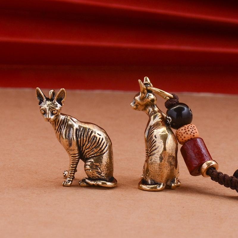 Animal Statues Figurines Retro Cats Statue Figurines Sculptures Tabletop Centerpieces Home Decors Collectibles Figurines