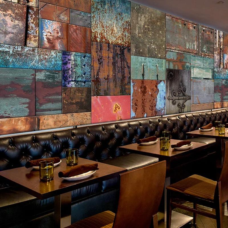 Retro European Style Mural 3d Wallpaper For Bar Restaurant Cafe Store Wall Mural