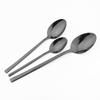 24pcs Black Gold Tableware Set Western Dinnerware Set Knife Forks Coffee Spoon Flatware Mirror Stainless Steel Kitchen Cutlery