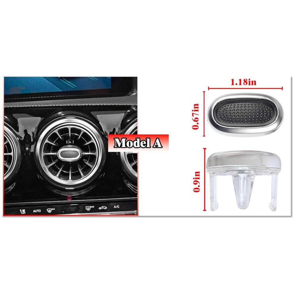 Front A/C Vent Knob 3pcs for Mercedes A-Class GLA GLB