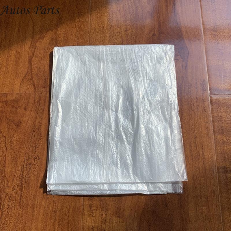 57BA 100pcs Car Covers Transparent Car Chair Covers Disposable Vehicle Dustproof Cover Universal Car Protector
