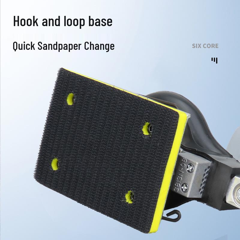 Pneumatic Sander 70x100mm, Square Sandpaper, Grinding, Metal & Stone Polishing Machine