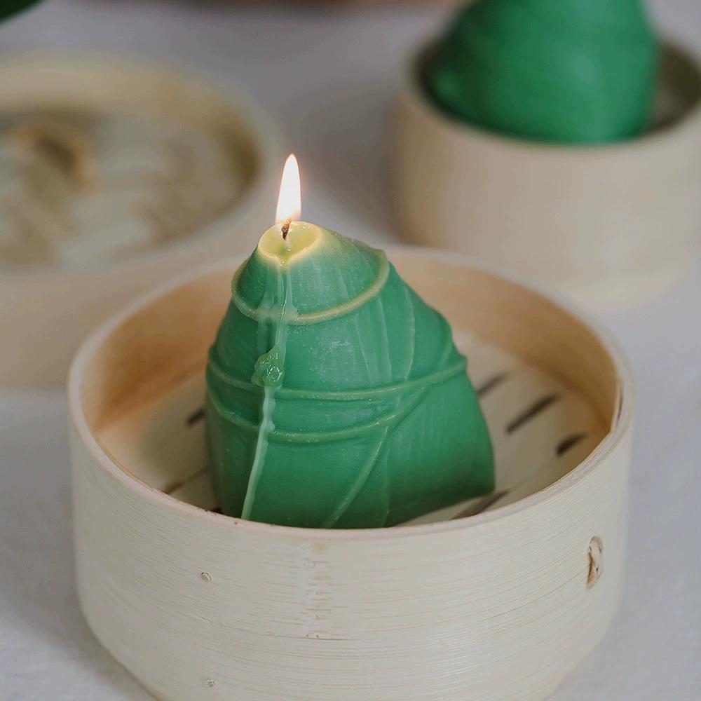 Handcrafted Zongzi Aroma Candle – Dragon Boat Festival Souvenir
