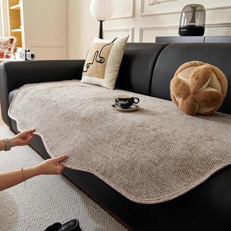 Simple Special-Shaped Sofa Cushion Is Universal In All Seasons  New High-End Non-Slip Seat Cushion Irregular Straight Row Cover Cloth