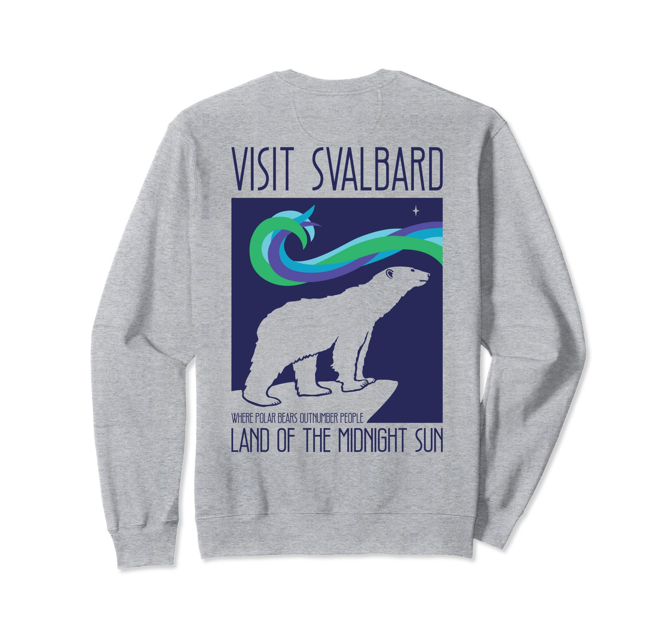 

Svalbard Polar Bear | Northern Lights in Longyearbyen, Norway Sweatshirt