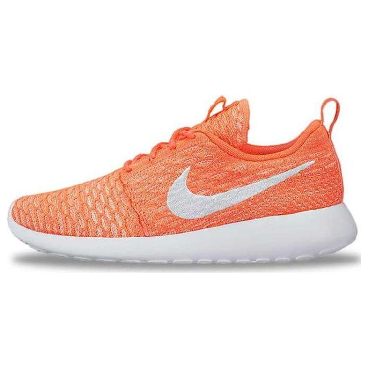 

Nike Кроссовки женские Flyknit Roshe Run Red Hot-Lava White 704927-800