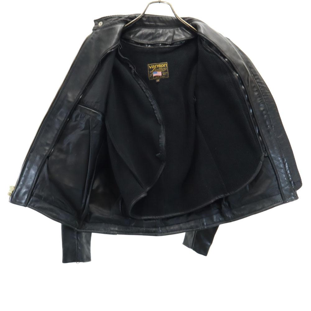 VANSON Made in USA leather Single riders jacket 34 Leather liner included Men's Used