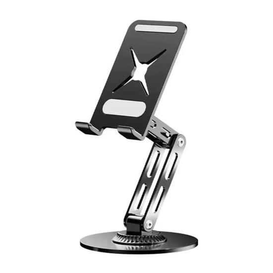 360 Degrees Rotatable Phone Stand Foldable Desktop Holder for Phone Multi-angle Phone Holder with Non-Slip Base