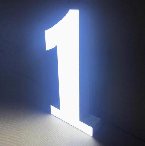 

Светящийся знак День Рождения Малыша Любовь Цифра и Буква - Для Предложения и Празднования White light 30CM height