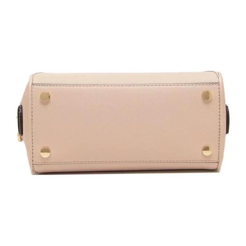 MICHAEL KORS MK Cleo Leather Dome Bag, Shoulder Bag, Crossbody Bag, Handbag Small Women's Pink 30F1G9CS1L-SOFT-PINK