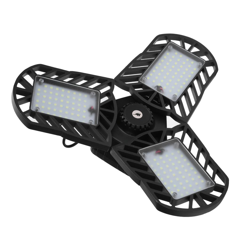 60W SD-0013 Garage Light Deformable LED 90 Degrees Adjustable Working Lamp with Safe Rope 85-265V