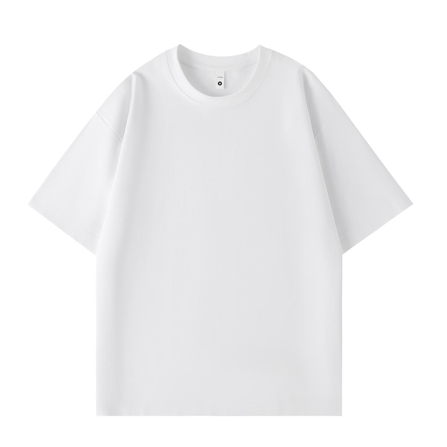 2026 Summer Lyocell Roman Cool Unisex Casual Solid Color Short Sleeve T-shirt 3XL