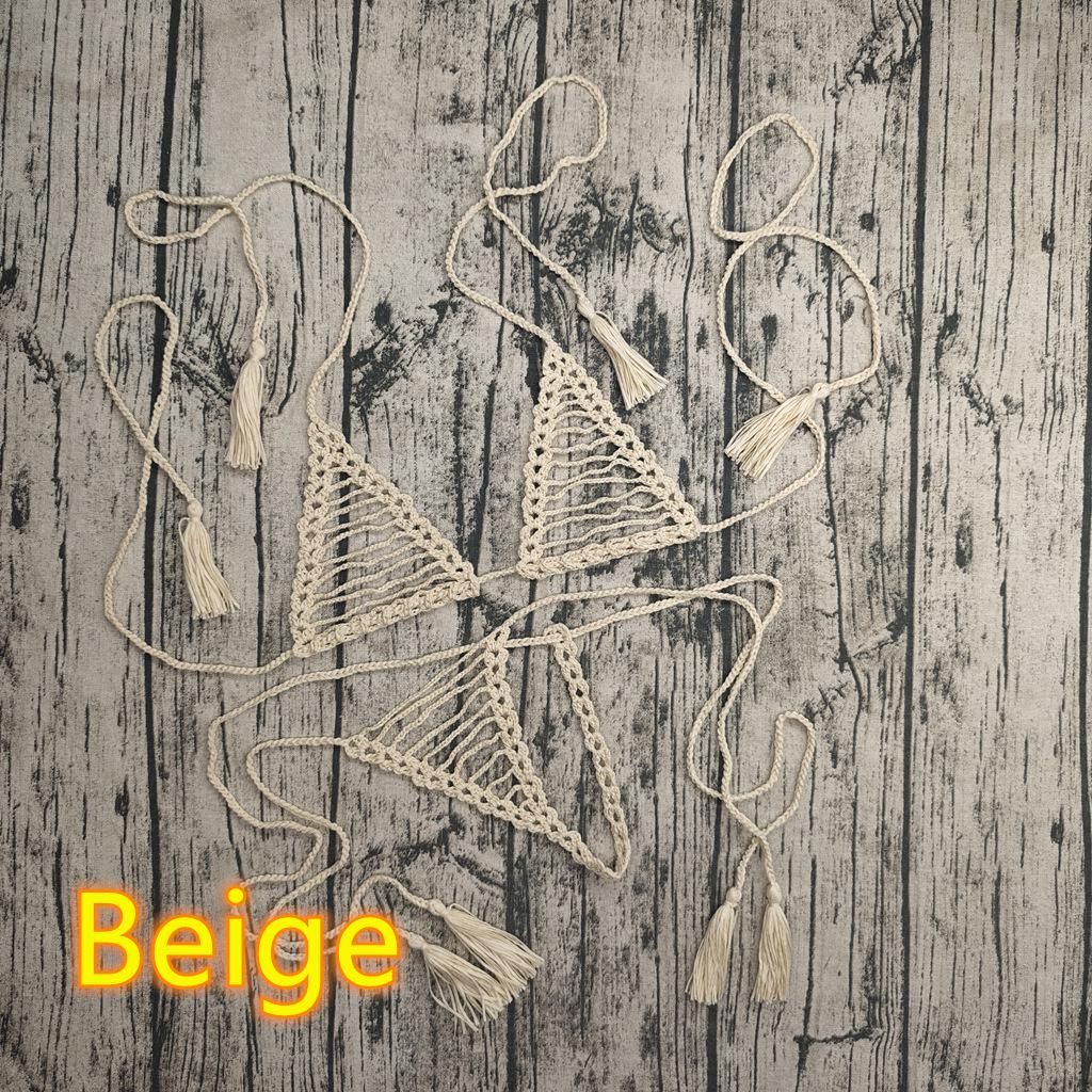 Ensemble Bikini Sexy au Crochet Fait Main - 13 Couleurs Maillot de Bain Micro