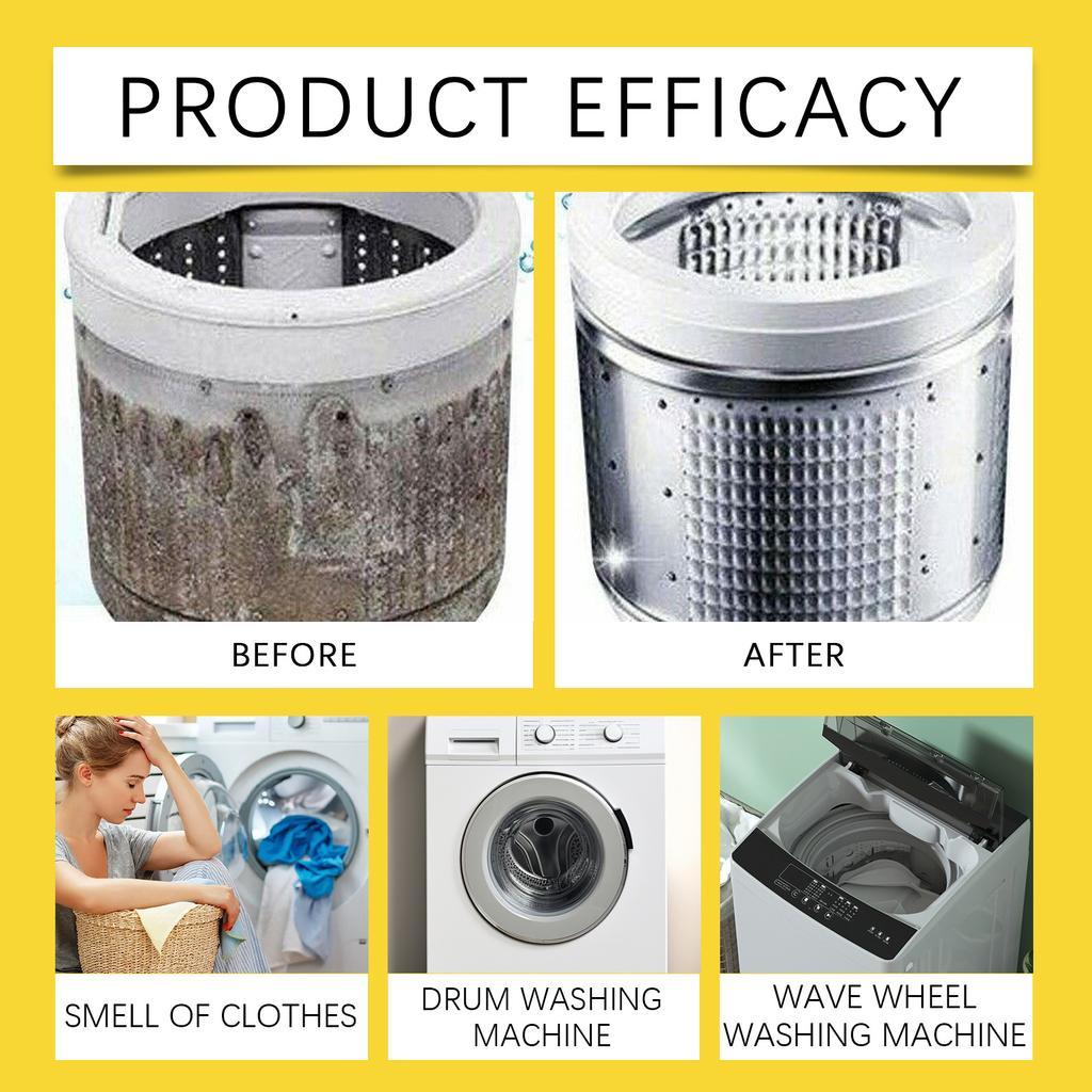 Jakehoe Waschmaschinenreiniger Tägliche Haushaltsreinigung Pflege Reinigung Wartung Waschmaschinentank Fleckenentfernung Kalkentfernung