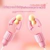 Nipple Clamps Vibrator Breast Massage Tongue Licking Sucking Vibrating Clit Stimulator Female Maturbator Adult Sex Toy For Women