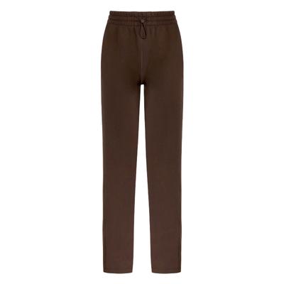 Straight Leg Knit Pant Comfortable Soft Solid Color Sports Casual Pants Women Bottoms KH2686