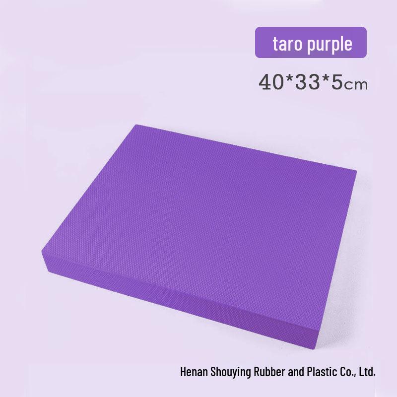 TPE Förtjockad Yogabalansplatta – 6 cm Knästående & Planka Stöd för Träningspass