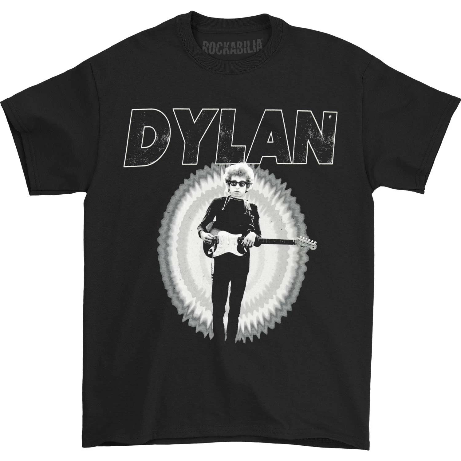 Men s Bob Dylan Dylan Echo Slim Fit T-shirt Small Black XS