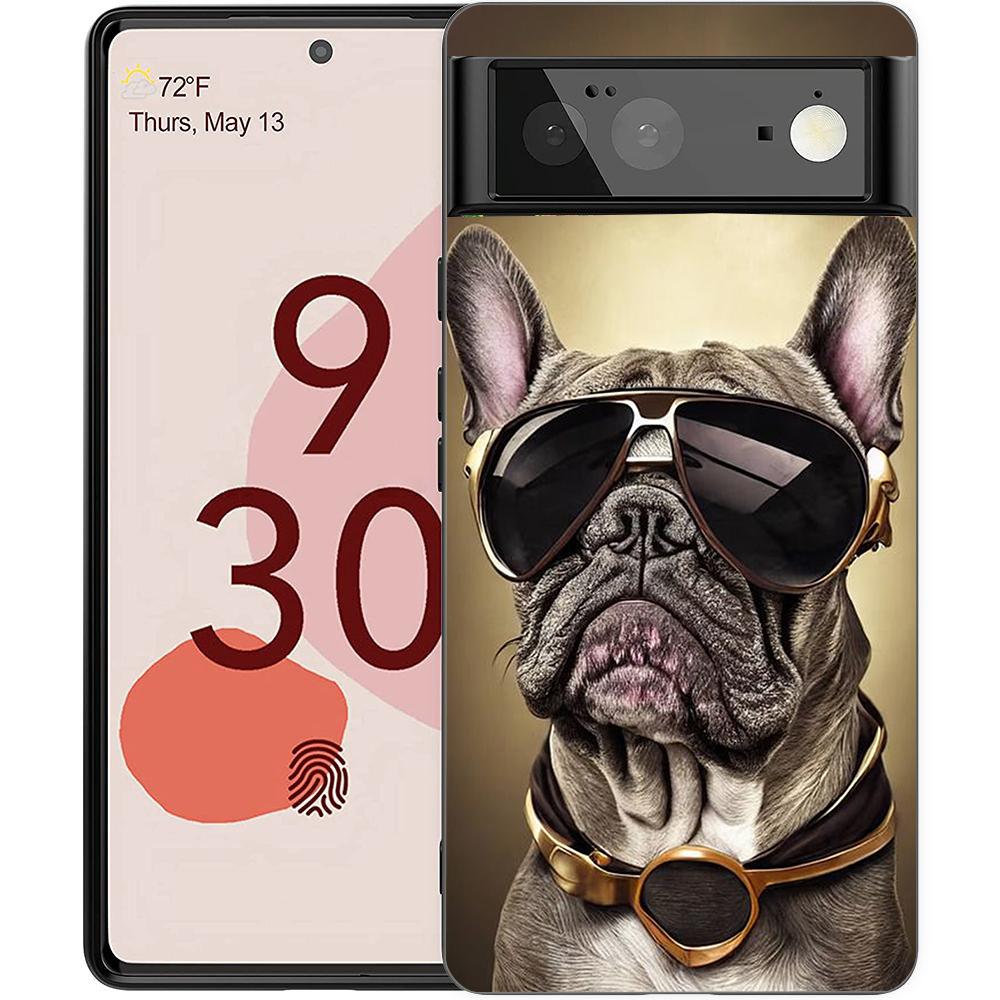 

Чехол для телефона с изображением французского бульдога для Google Pixel 8 7 6 7A 6A Pro 5G, противоударный, силиконовый, мягкий, 9 Pro XL 8 Pro 5G, корпус Coque Pixel 9 Pro XL