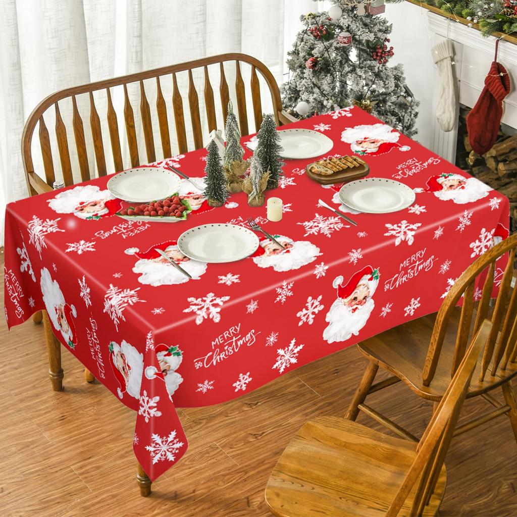 Weihnachtstischdecke Frohe Weihnachten Dekorationen für Zuhause 2025 Weihnachtsbaumschmuck Deko Navidad Natal Kerst Frohes Neues Jahr Geschenk 2025