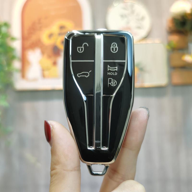 2022 Hongqi H9 Key Case Shell for HS5/HS7/HS9/H7/H5 Models - Unisex