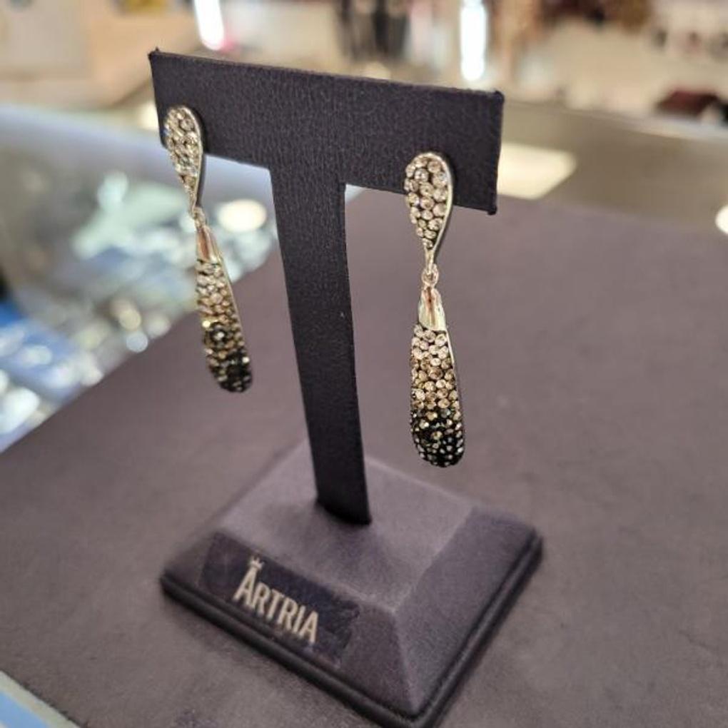 ARTRIA Leather Chain Red Mix Earrings OGGERFR0001HRF