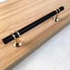 Black Gold Combination Single Hole Furniture Handle European T Bar Solid Cabinet Wardrobe Door Handle