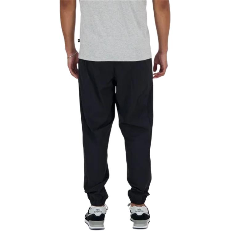 New Balance Pantalones de Chándal de Punto para Hombre Negros AMP41510-BK